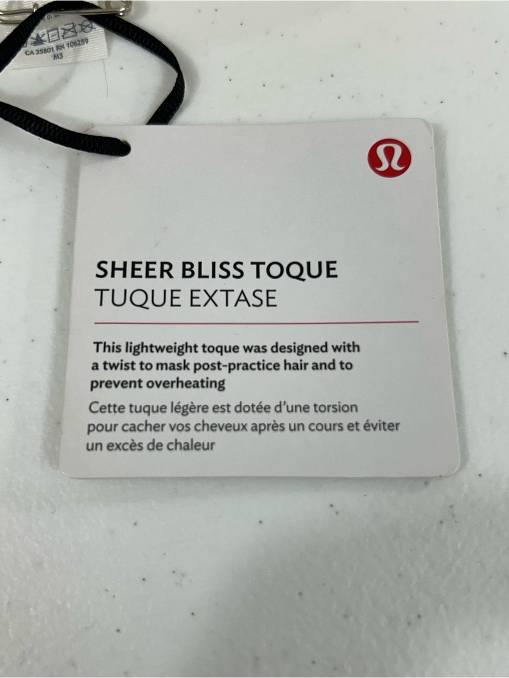 Lululemon Sheer Bliss Toque Heathered White One Size NWT - Picture 6 of 9